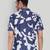 Blue color smart printed casual shirt for men