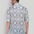 Smart and stylish blue color  designer printed shirt