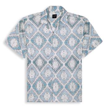 Smart and stylish blue color  designer printed shirt 5