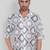 Smart and stylish grey color  designer printed shirt