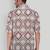 Smart and stylish orange color  designer printed shirt