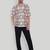 Smart and stylish orange color  designer printed shirt