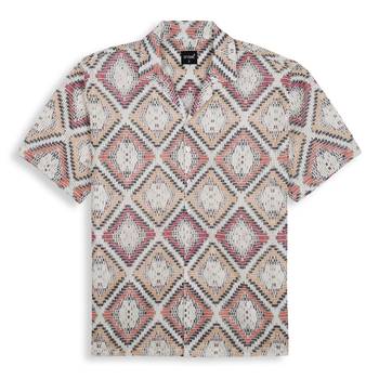 Smart and stylish orange color  designer printed shirt 5