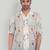 Smart and stylish beige color  designer printed shirt