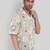 Smart and stylish beige color  designer printed shirt
