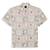 Smart and stylish beige color  designer printed shirt