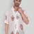 Smart and stylish brown color  designer printed shirt
