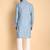 Blue color smart and ethnic designer printed kurta payjama for men's festive looks