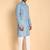 Blue color smart and ethnic designer printed kurta payjama for men's festive looks