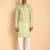 Green color smart and ethnic designer printed kurta payjama for men's festive looks