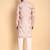 Pink color smart and ethnic designer printed kurta payjama for men's festive looks