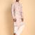 Pink color smart and ethnic designer printed kurta payjama for men's festive looks