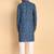 Blue color smart and ethnic designer printed kurta payjama for men's festive looks