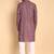 Maroon color smart and ethnic designer printed kurta payjama for men's festive looks