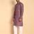Maroon color smart and ethnic designer printed kurta payjama for men's festive looks