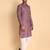 Maroon color smart and ethnic designer printed kurta payjama for men's festive looks