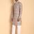 Beige color smart and ethnic designer printed kurta payjama for men's festive looks