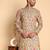 Yellow color smart and ethnic designer printed kurta payjama for men's festive looks