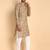 Yellow color smart and ethnic designer printed kurta payjama for men's festive looks