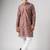 Brown color smart chickoo polo fabric designer ceremonial kurta payjama