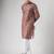 Brown color smart chickoo polo fabric designer ceremonial kurta payjama