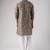 Grey color smart chickoo polo fabric designer ceremonial kurta payjama