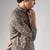 Grey color smart chickoo polo fabric designer ceremonial kurta payjama