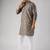 Grey color smart chickoo polo fabric designer ceremonial kurta payjama