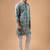Blue color magnet fabric designer foil printed stylish men's traditional attire