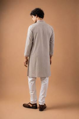 Smart heavy emnroidered viscose silk graceful kurta payjama 2