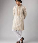 Smart heavy emnroidered viscose silk graceful kurta payjama