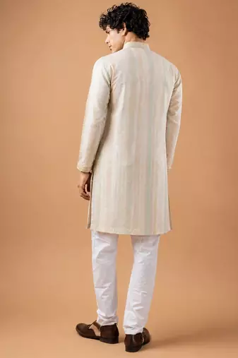 Smart heavy emnroidered viscose silk graceful kurta payjama