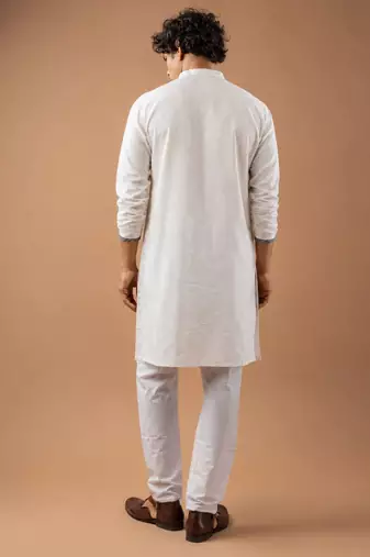 Smart heavy emnroidered viscose silk graceful kurta payjama
