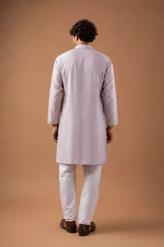 Smart heavy emnroidered viscose silk graceful kurta payjama