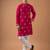 Smart and graceful pink color viscose silk men's ceremonial attire