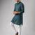 Petrol blue color rayon fabric designer embroidered ethnic kurta payjama for men's traditional looks