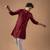 Maroon color rayon fabric designer embroidered ethnic kurta payjama for men's traditional looks