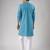 Cyan blue color rayon fabric designer embroidered ethnic kurta payjama for men's traditional looks