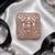 Rose gold crystal cz adjustable ring
