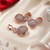 Rose Gold Pavé CZ Pendant Set