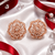 Rose Gold Floral CZ Earrings