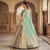 multicolor embroidered lehenga choili 