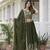 MEHENDI SILK CORDING EMBROIDERY LEHENGA CHOLI WITH DUPATTA