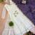 white color embroidery work silk blend salwar suit