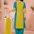 Yellow embroidered cottonsilk straight  kids salwar suits