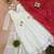 white color embroidery work silk blend salwar suit