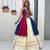 Rani Pink Bandhej Print Gamathi and Mirror Work Silk Blend Navratri Lahenga Choli