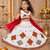 White kutch work embroidered cotton mirrorwork chaniya choli set with dupatta