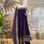 purple Color Embroidered and Mirror Work Silk Blend Salwar Suit 