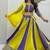 Light Green Hand Work Cotton Navratri Lahenga Choli Set